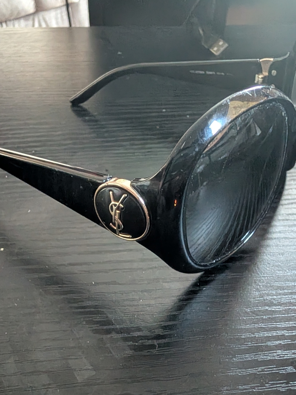 Vintage Yves Saint Laurent 6299/S Oversized Sunglasses Black